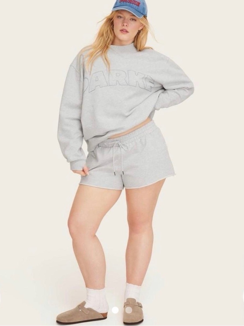 2 PARKE X TARGET GREY AND PEACH SWEATSHIRTS (10% Discount) - Picture 2 of 2